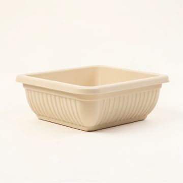 Field Bridge Empty Railing Planter With Integral Brackets - Beige (synthetic illustration; no displayed measurements)