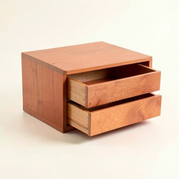Lake Bluff Small-Parts Storage Drawer Cabinet - Terracotta (synthetic illustration; no displayed measurements)