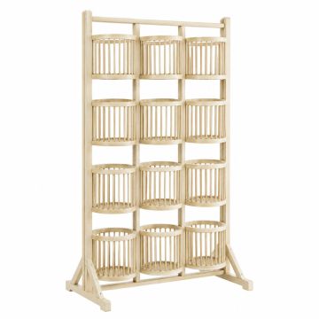Olive Crest Empty Vertical Garden Frame - Ivory