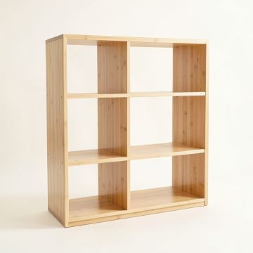Summit Brook Freestanding Bookcase - Beige (synthetic illustration; no displayed measurements)