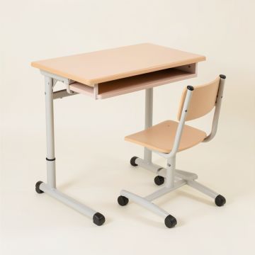 Home Use Kids Desk And Chair Set With 5-Layer Desktop (synthetic illustration; no displayed measurements)