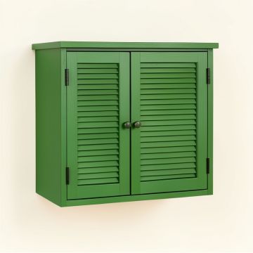 Maple Arc Wall-Mounted Entry Cabinet (synthetic illustration; no displayed measurements)