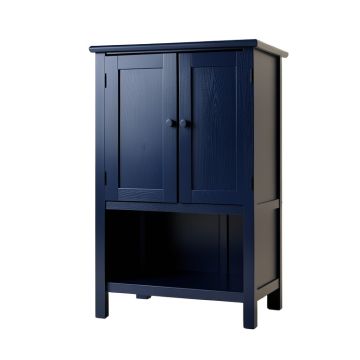 Brook Brook Wall-Mounted Laundry Cabinet - Navy (synthetic illustration; no displayed measurements)