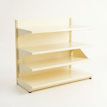 Laurel Dell Desktop Shelving Unit - Cream (synthetic illustration; no displayed measurements)
