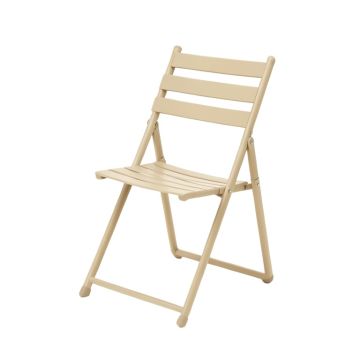 Holly Brook Folding Outdoor Chair - Beige