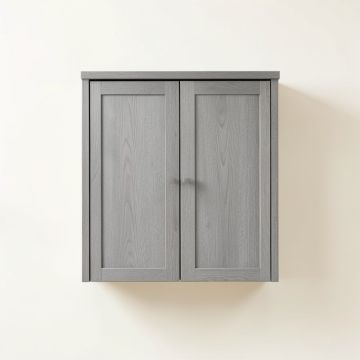 Clay Bridge Wall-Mounted Entry Cabinet - Gray (synthetic illustration; no displayed measurements)