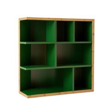 Willow Canyon Freestanding Bookcase - Green (synthetic illustration; no displayed measurements)