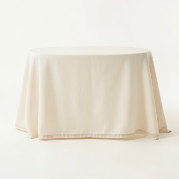 Ash Crossing Flat Bed Sheet - Cream (synthetic illustration; no displayed measurements)
