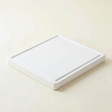 Rowan Crossing Cutting Board - White (synthetic illustration; no displayed measurements)