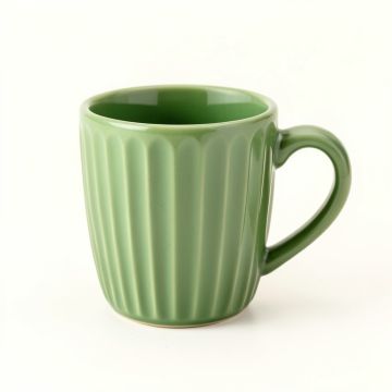 Maple Bluff Ceramic Mug - Green (synthetic illustration; no displayed measurements)