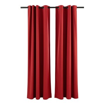Amarillo Navy Blue Window Curtains
