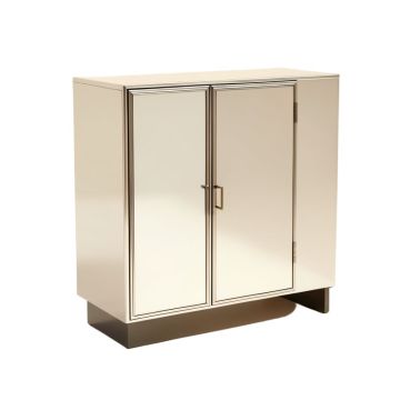 Nalley 2 Door Mirrored Accent Cabinet