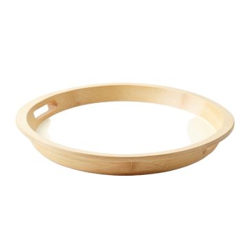 Vale Branch Serving Tray - Cream