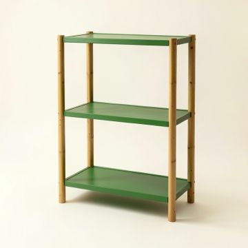 Cedar Canyon Empty Seed-Starting Shelving Unit Without Lights - Green (synthetic illustration; no displayed measurements)