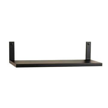 Birch Bridge Wall-Mounted Shelf - Black