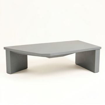 Heath Dale Desktop Monitor Riser - Gray (synthetic illustration; no displayed measurements)