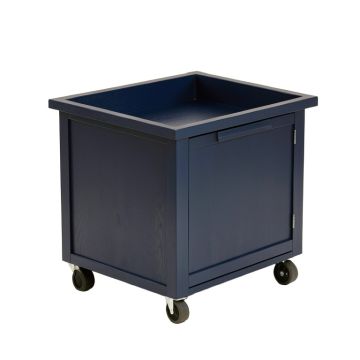 Elm Crest Empty Rolling Workshop Cart - Navy (synthetic illustration; no displayed measurements)