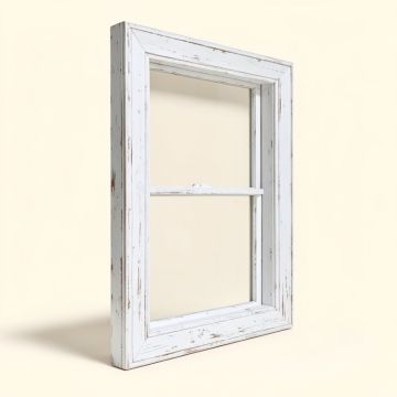Shabby Architectural Window Wall Decor (synthetic illustration; no displayed measurements)