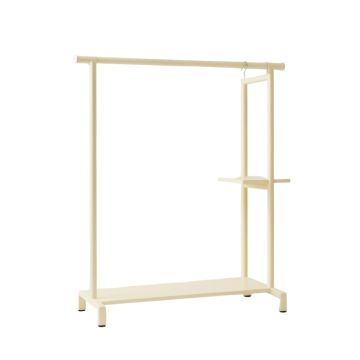 Glen Crest Empty Garment Rack - Cream