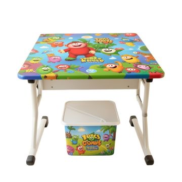 Trolls World Tour 23 '' Art Desk With Storage Bin