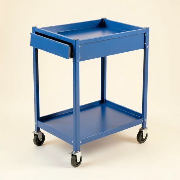Harbor Canyon Empty Rolling Workshop Cart - Blue (synthetic illustration; no displayed measurements)