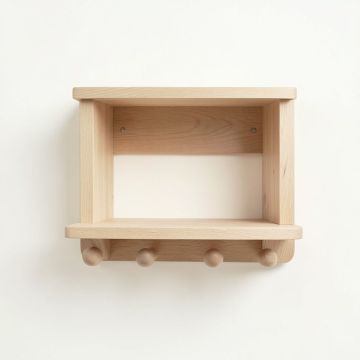Cove Edge Wall-Mounted Entryway Organizer Shelf - Beige (synthetic illustration; no displayed measurements)