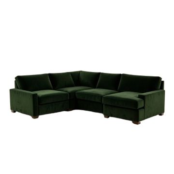 Macaluso 147.5 '' Wide Velvet Symmetrical Modular Sectional
