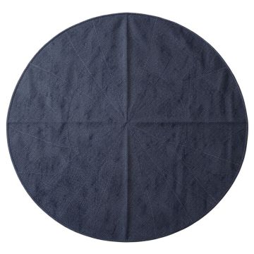 Harbor Bend Round Area Rug - Navy