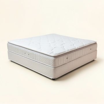 Serta Perfect Sleeper 12 '' Firm Hybrid Mattress And Box Spring Set (synthetic illustration; no displayed measurements)