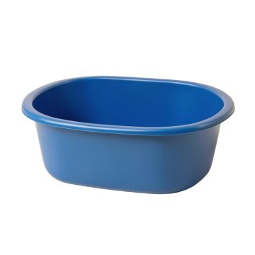 Maple Bluff Empty Storage Basket - Blue