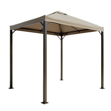 13 Ft. W X 9.5 Ft. D Aluminum Pergola With Canopy