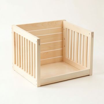 Alder Bend Empty Furniture-Style Pet Crate - Ivory (synthetic illustration; no displayed measurements)