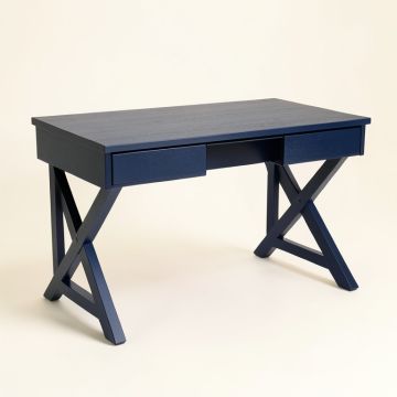 Ridge Falls Writing Desk - Navy (synthetic illustration; no displayed measurements)