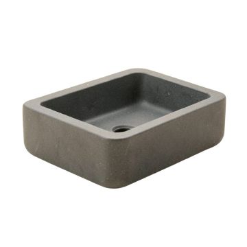 Vigo Matte Stone™ Rectangular Vessel Bathroom Sink