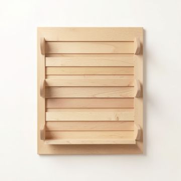 Cliff Edge Empty Wall-Mounted Tool Organizer Panel - Beige (synthetic illustration; no displayed measurements)