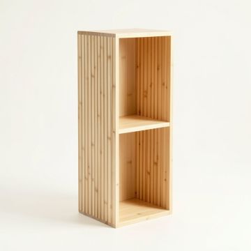 Field Bluff Narrow Cubby Tower - Ivory (synthetic illustration; no displayed measurements)