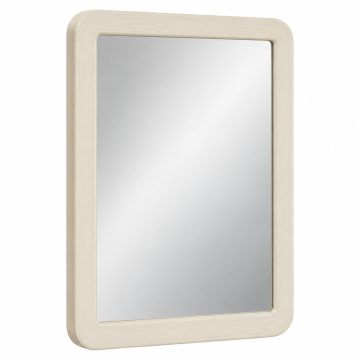 River Bend Framed Wall Mirror - Cream