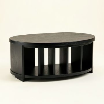 Alder Branch Shoe Storage Bench - Black (synthetic illustration; no displayed measurements)