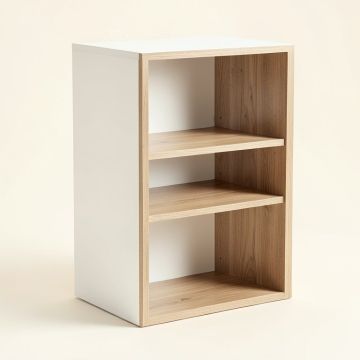 30 '' H X 15.87 '' W Cube Bookcase (synthetic illustration; no displayed measurements)