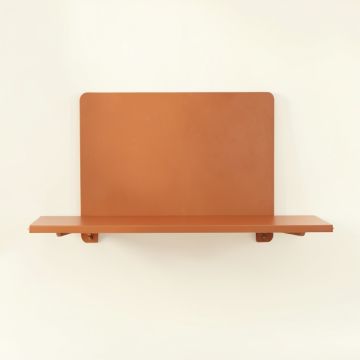 Summit Bluff Wall-Mounted Shelf - Terracotta (synthetic illustration; no displayed measurements)