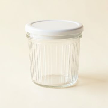 Ridge Branch Storage Canister With Lid - White (synthetic illustration; no displayed measurements)