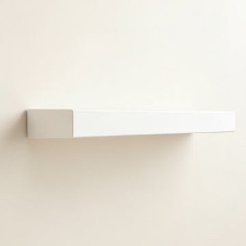 Ash Branch Wall-Mounted Shelf - White (synthetic illustration; no displayed measurements)