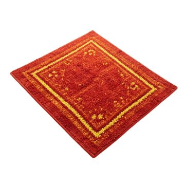Smalling Hand-Knotted Cotton Red/Orange/Yellow Rug