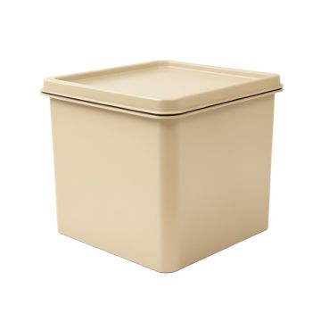 Ridge Crest Closed Outdoor Storage Box - Beige
