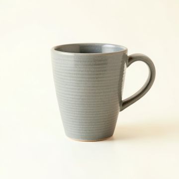Meadow Crossing Ceramic Mug - Gray (synthetic illustration; no displayed measurements)