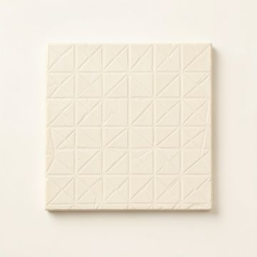 Ridge Crossing Uninstalled Square Decorative Tile - Ivory (synthetic illustration; no displayed measurements)