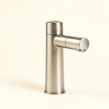 Dfi Brushed Nickel Waterfall Commercial Bathroom Faucet Single Handle One Hole Vessel Sink Faucets (synthetic illustration; no displayed measurements)
