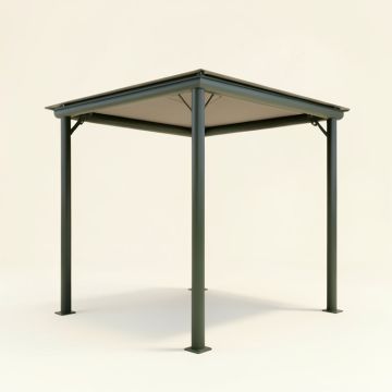 Capri 12 Ft. W X 12 Ft. D Vinyl Pergola (synthetic illustration; no displayed measurements)