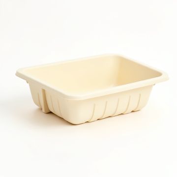 Elm Dale Empty Railing Planter With Integral Brackets - Cream (synthetic illustration; no displayed measurements)