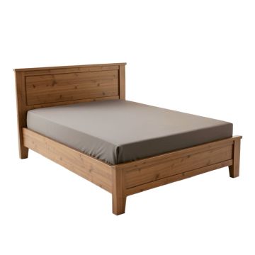 Twin Solid Wood Platform Standard Bed